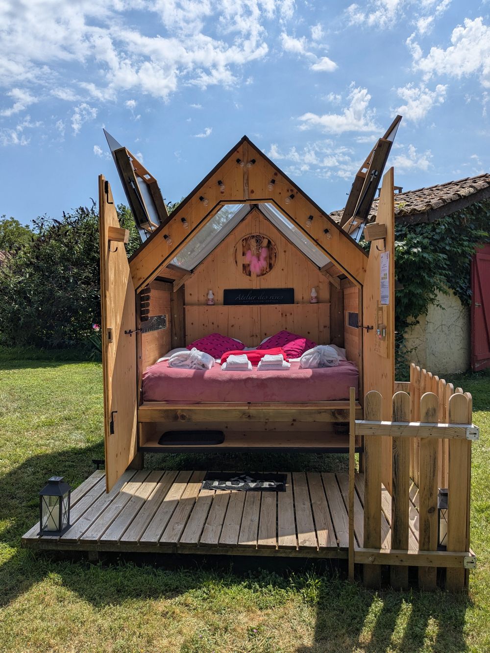 cabane insolite la hutte aux étoiles